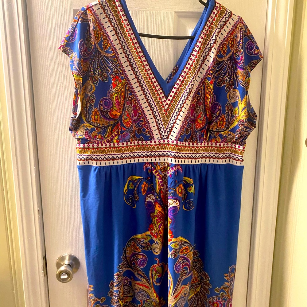 Kiara multi print dress